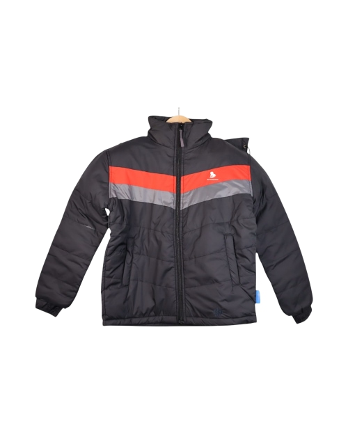 Greys&blues Glide Jacket- Black & Red with Grey